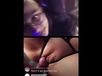 Shagging Step Sis-In-Law Live on Instagram