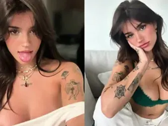 Check out teenager's hefty knockers & arse in homemade Tik Tok flick