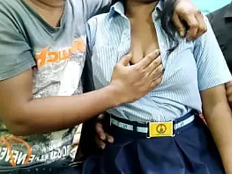 Observe 2 super-naughty studs tear up a mischievous Indian student in Hindi POINT OF VIEW