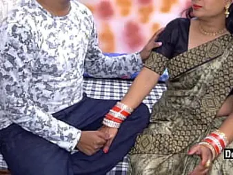 Step stepsister-in-law & step brother-in-law-in-law get super-fucking-hot and intense with Hindi-expressed rakhi activity