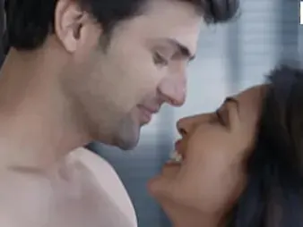 Witness Desi stunner Mohinibob and her Indian gf Mohinilaxmi get ruined by their amateur bf's ample hard-on in real Hindi audio