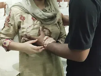 Hindi Audio: See this Punjabi Bhabhi get her cock-squeezing beaver pummeled in a super hot cock-squeezing chute