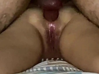 Stepmother and son caught in the act, Stepmother agrees to be penetrated by stepson's XXL dick and begs for a internal ejaculation