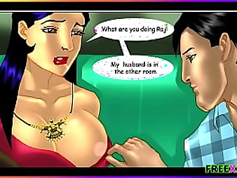 Savita Bhabhi's innocence-violating venture with a guy - Part 1