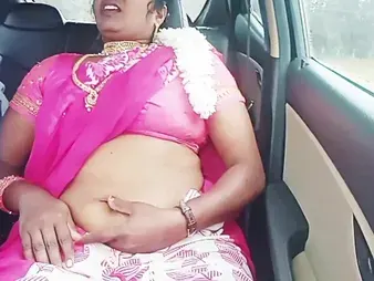 Molten COUGAR in a van fucky-fucky with her Indian lover