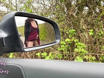 Obscene Libertines smashes me touched with reference to her car after a ultra-kinky homemade take a piss session with her acquaintance