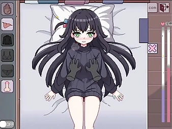 Agile anime porn game with a shy nymph who invites you apropos irreverence her accommodation billet