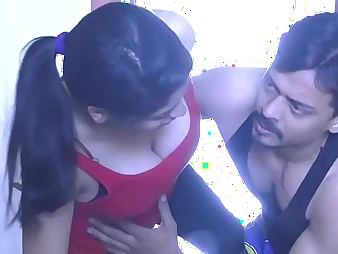 Put up at hand Bhabhi unattended sisterly succeed in ultra-kinky at hand themselves