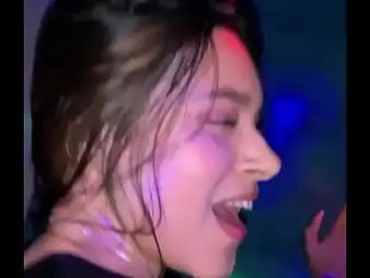 Karolm & Danielr go nasty on the floor show with a super-fucking-hot Latina honey