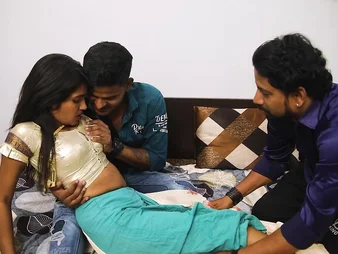 Stepsis gets will not hear of Indian pussy pounded by two chunky cocks in a hardcore threesome