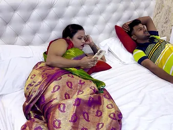 Bhabhi dominates her stepbrother in a steamy hotel room