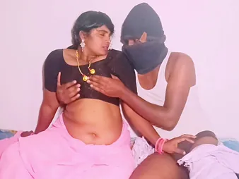 Stepmom Telugu Hot Silk fucks stepson-in-law's beamy phallus in exclusive hardcore ordinance