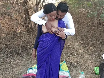 Desi Aunty gets alongside and dirty all over her horn-mad friend forth wild doggy-style action