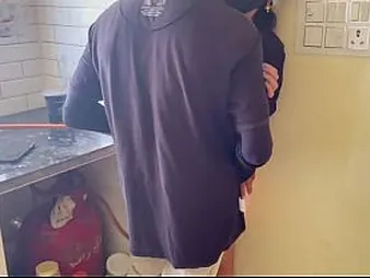 Watch Asrita, a young Indian bhabhi, obtain will not hear of creamy pussy pounded by will not hear of spouse in the kitchen