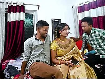 Desi Mallu Bhabhi Hadcore trio Way wide their way close up step stepson & step sister near law near Hindi audio