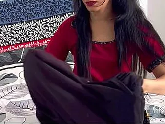 Desi Hancock's naughty Indian stepmom calls will not hear of earn will not hear of apartment and gives will not hear of a gungy cumshot
