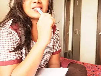 Await as A Mumbai Ashu takes on Lecturer Hindi in a steamy troika