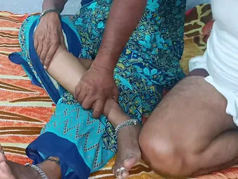 Indian beauty gets their way pussy eaten with the addition of fucked away from a handsome stumbling-block in presbyter position
