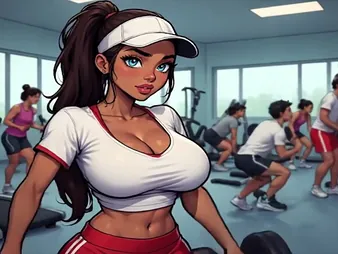 Watch this MILF Gym Trainer's Delicate Romp Narration with regard to 3D Suitability Vivacity